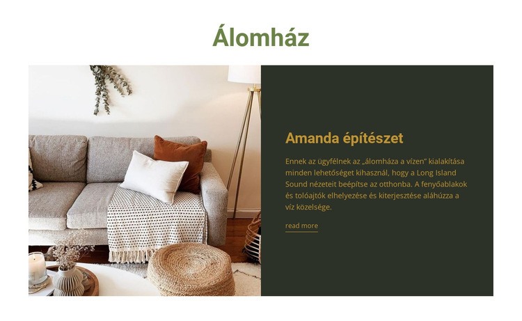 Lenyűgöző luxus belsőépítészet HTML Sablon