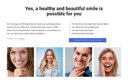 Healthy And Beautiful Smile