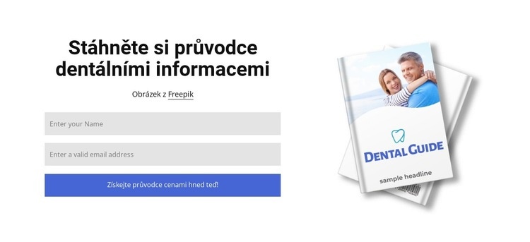 Stáhněte si zubní průvodce Šablona HTML