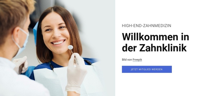 Optionen für Zahnimplantate WordPress-Theme