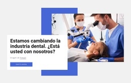 Página De Destino Exclusiva Para Industria Dental