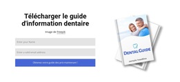 Télécharger Le Guide Dentaire : Modèle De Site Web Simple