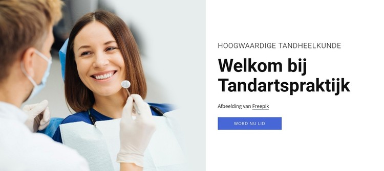 Opties voor tandheelkundige implantaten CSS-sjabloon