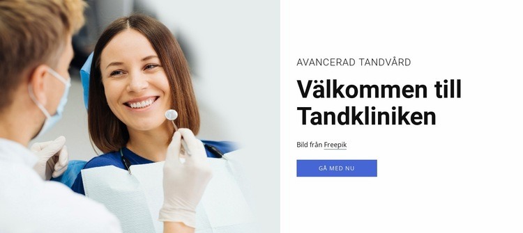 Alternativ för tandimplantat CSS -mall