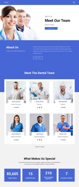 We Provide A Full Suite Of Dental Care Free CSS Website Template