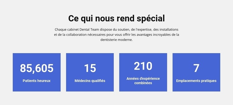 Ce qui nous rend spécial Conception de site Web