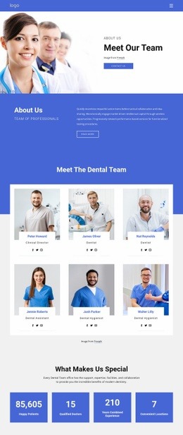 We Provide A Full Suite Of Dental Care - Homepage Layout