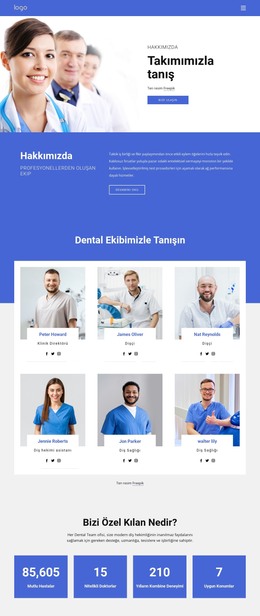 Eksiksiz Bir Diş Bakımı Paketi Sunuyoruz - HTML Sayfası Şablonu