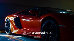 Výstava Sportovních Vozů Šablona HTML CSS Responzivní