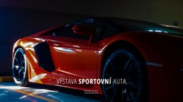 Výstava Sportovních Vozů – HTML Šablona Webových Stránek