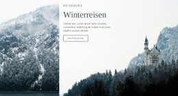 Das Beste Website-Design Für Winterreisen