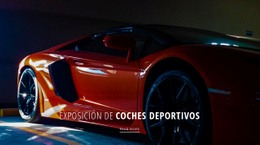 Exposición De Coches Deportivos - Diseño De Sitios Web Profesionales