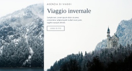 Il Miglior Design Del Sito Web Per Viaggio Invernale