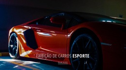 Exposição De Carros Esportivos Hospedagem Wordpress