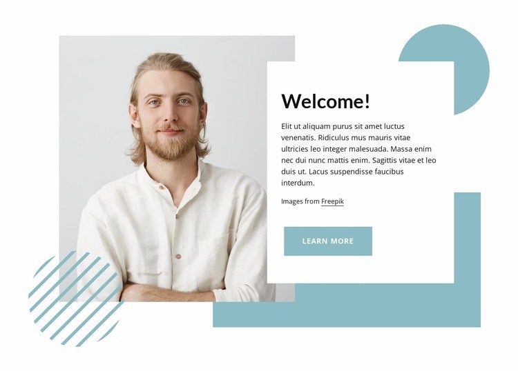 Welcome to church speech Homepage Design