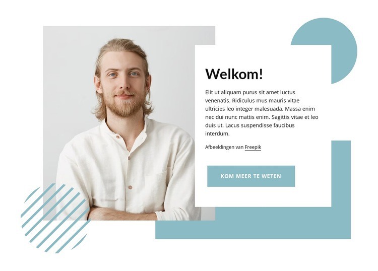 Welkom bij de kerktoespraak Website mockup