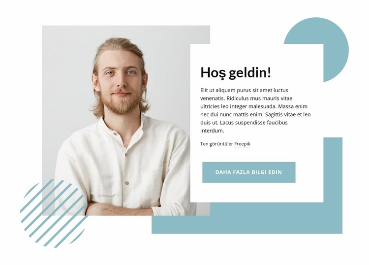 Kilise konuşmasına hoş geldiniz Web Sitesi Mockup'ı