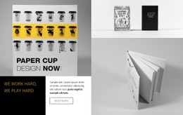 Page Website For Gallery With Brand Book