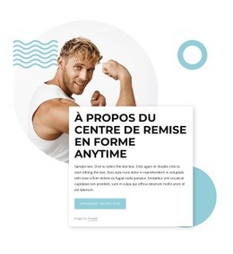 Conception De Site Prête À L'Emploi Pour Remise En Forme En Entreprise Avec Notre Club De Sport