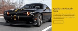 Quality Auto Repair Shop Landing Page