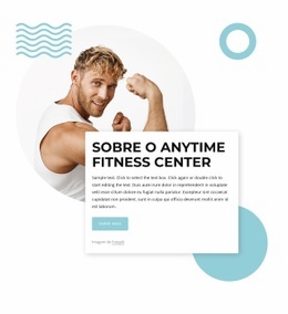 Fitness Corporativo Com Nosso Clube Esportivo - HTML5 Website Builder