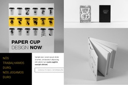 Galeria Com Livro Da Marca - Página Inicial Da Funcionalidade