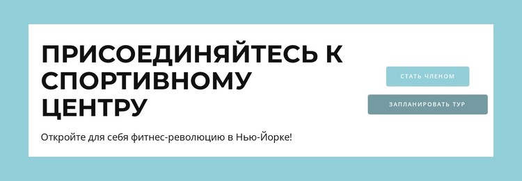 Наше гибридное спортивное предложение CSS шаблон