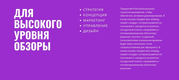 Для обзора высокого уровня WordPress тема