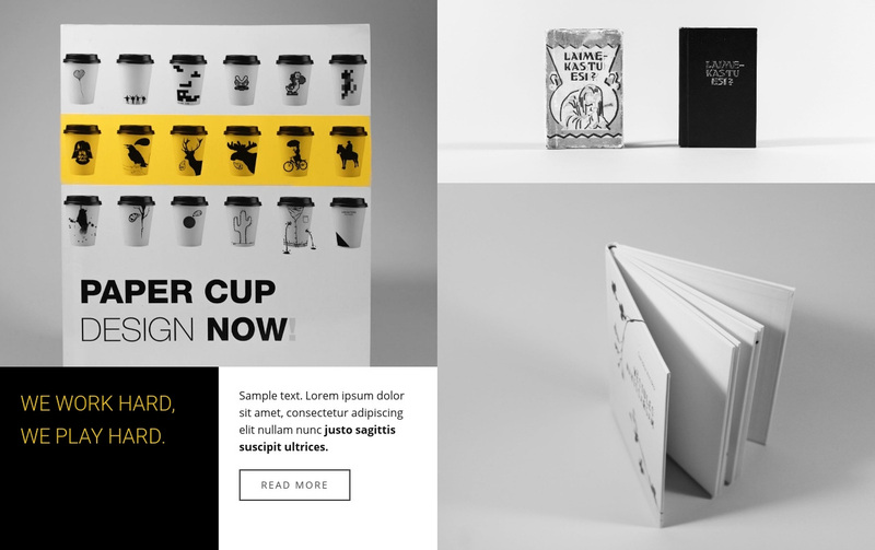 Gallery with brand book Squarespace Template Alternative