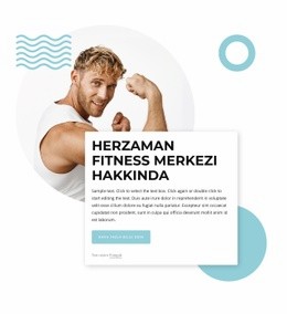 Spor Kulübümüz Ile Kurumsal Fitness - HTML5 Website Builder