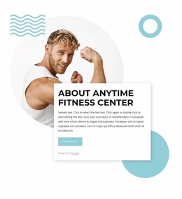 Free Website Mockup For Corporate Fitness With Our Sports Club