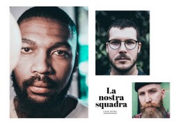 Il Nostro Team Di Parrucchieri - Miglior Mockup Del Sito Web