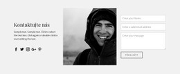 Kontaktní Informace A Formulář – Profesionální Šablona Webu