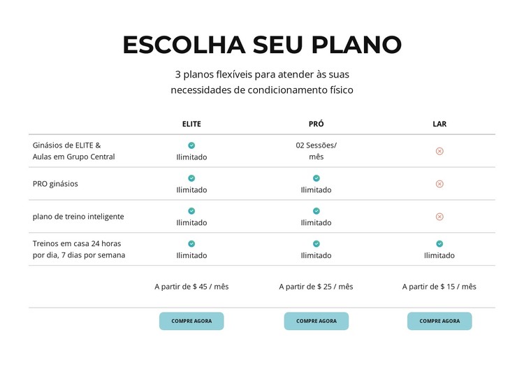 Aproveite todos os benefícios do clube esportivo Template CSS