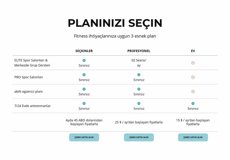 Spor kulübünün tüm avantajlarından yararlanın Bir Sayfa Şablonu