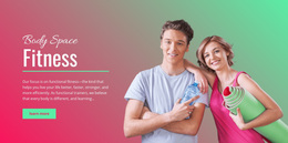 Sport Fitness Club - Simple Webpage Design