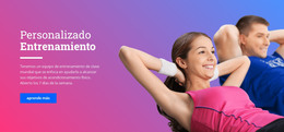 Entrenador De Fitness Personal - Plantilla De Comercio Electrónico