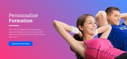 Modèle HTML5 Polyvalent Pour Coach Fitness Personnel