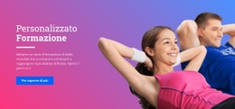 Istruttore Di Fitness Personale - Bellissimo Design Del Sito Web