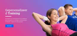 Persoonlijke Fitnesscoach - HTML Template Builder