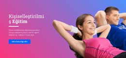 Kişisel Fitness Koçu - Güzel Web Sitesi Tasarımı