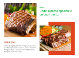 Cibo E Menu Del Ristorante - Download Del Modello HTML