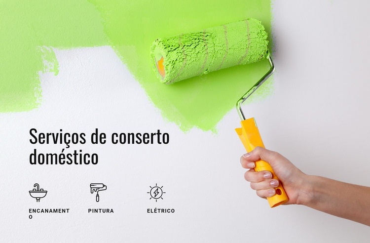 Preparando paredes para pintura Construtor de sites HTML