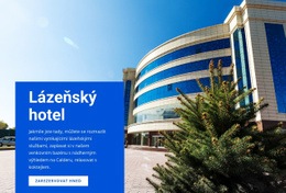 Spa Relaxační Hotel – Šablona Vstupní Stránky