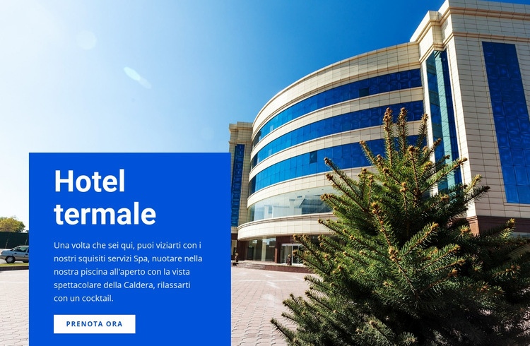 Hotel spa relax Modelli di Website Builder