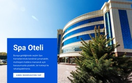 Spa Rahatla Otel Için Web Sitesi Açılış Sayfası