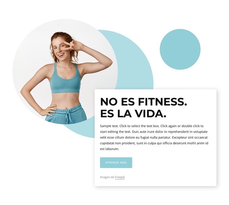 El deporte tiene un efecto preventivo Maqueta de sitio web