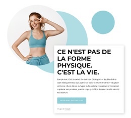 Le Sport A Un Effet Préventif - HTML Website Builder