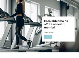 Valutazione Personale Gratuita Della Forma Fisica - Mockup Di Sito Web Personalizzato