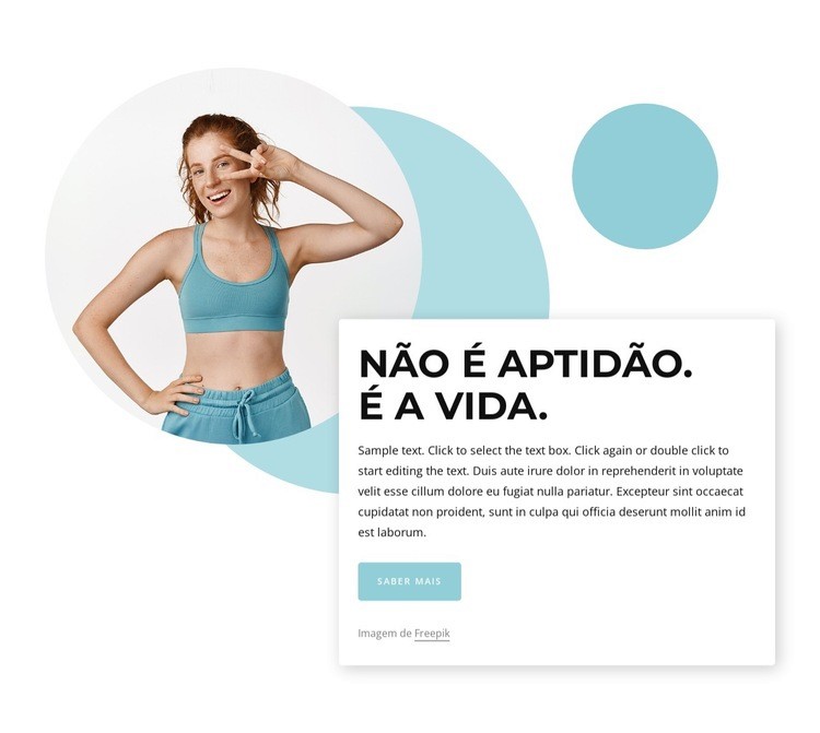 O esporte tem um efeito preventivo Modelos de construtor de sites